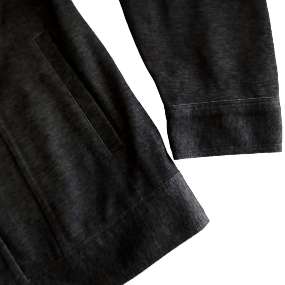 RAFFI men's button up cotton blend knit casual shacket gray jacket Sz Small NEW - Picture 4 of 8